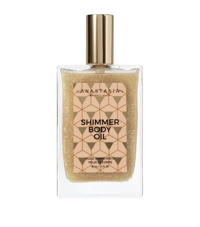 Shop Anastasia Beverly Hills Shimmer Body Oil (4.5ml) In White