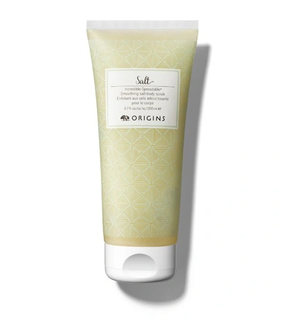 Shop Origins Incredible Spreadable Smoothing Salt Scrub In White