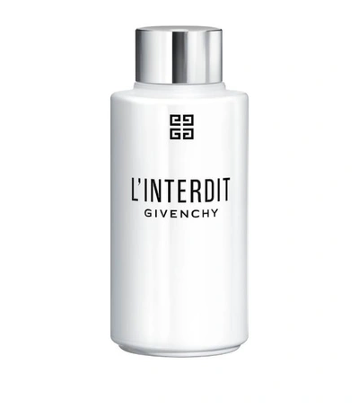 Shop Givenchy L'interdit Body Lotion In White