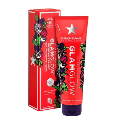 Shop Glamglow Tropicalcleanse Exfoliating Cleanser In White