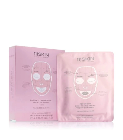 Shop 111skin Rose Gold Brightening Facial Masks (pack Of 10) In White