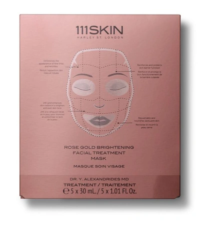 Shop 111skin Rose Gold Brightening Facial Masks (pack Of 10) In White