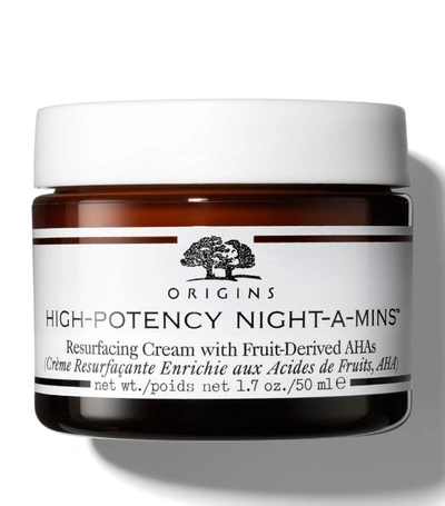 Shop Origins High Potency Night-a-mins Resurfacing Cream (50ml) In White