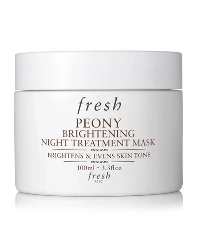 Shop Fresh Peony Brightening Night Treatment Mask In White