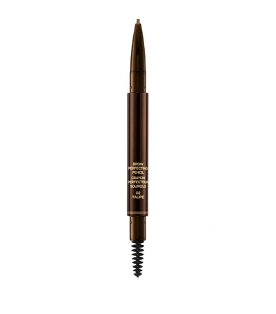 Shop Tom Ford Tf Brow Prft Pencil 02 Taupe 19 In Brown
