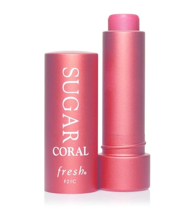 Shop Fresh Sugar Coral Tinted Lip Treatment Sunscreen Spf 15 In White