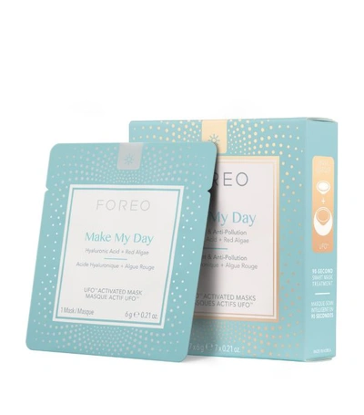 Shop Foreo Ufo-activated Make My Day Treatment Mask (pack Of 7) In White