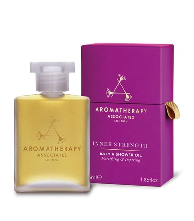 Shop Aromatherapy Associates Inner Strength Bath & Shower Oil (55ml) In White