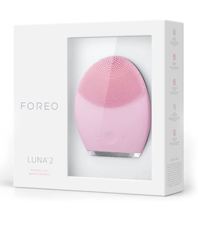 Shop Foreo Luna 2 Facial Cleansing Brush For Normal Skin In White