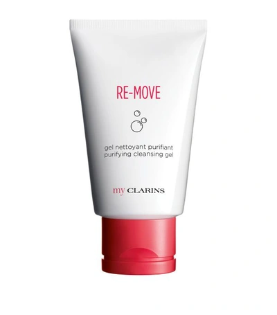 Shop Clarins Re-move Purifying Cleansing Gel (125ml) In White