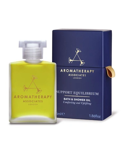 Shop Aromatherapy Associates Support Equilibrium Bath & Shower Oil (55ml) In White