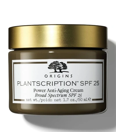 Shop Origins Plantscription Spf 25 Anti-aging Cream (50ml) In White