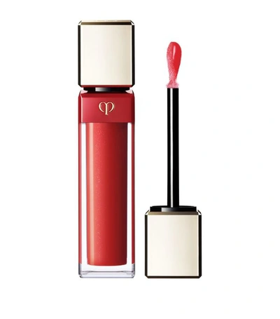 Shop Clé De Peau Beauté Radiant Lip Gloss In Red