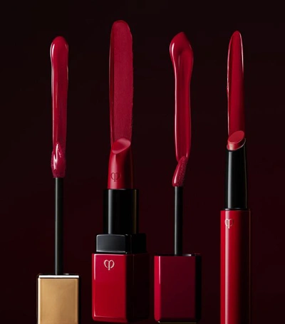 Shop Clé De Peau Beauté Radiant Lip Gloss In Red