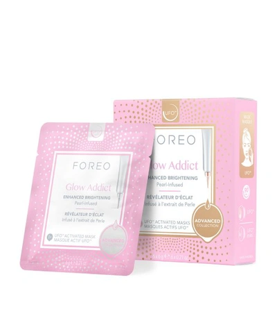 Shop Foreo Glow Addict Ufo-activated Enhanced Brightening Face Mask In White