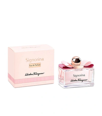 Shop Ferragamo Signorina Eau De Parfum (50ml) In White