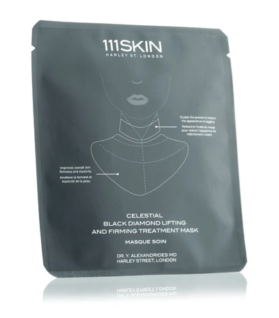 Shop 111skin Celestial Black Diamond Lifting And Firming Mask Pack Of 4 In White