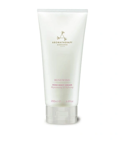 Shop Aromatherapy Associates Renewing Rose Body Cream (200ml) In White