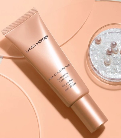 Shop Laura Mercier Pure Canvas Primer Illuminating Spf 30 In White