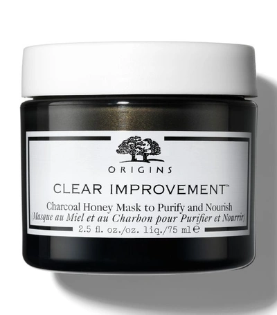Shop Origins Clear Improvement Charcoal Honey Mask In White