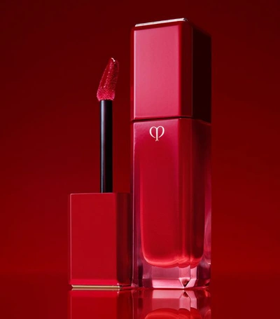 Shop Clé De Peau Beauté Radiant Liquid Rouge Shine In Red