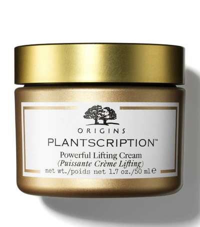 Shop Origins Plantscription? Powerful Lifting Cream (50ml) In White
