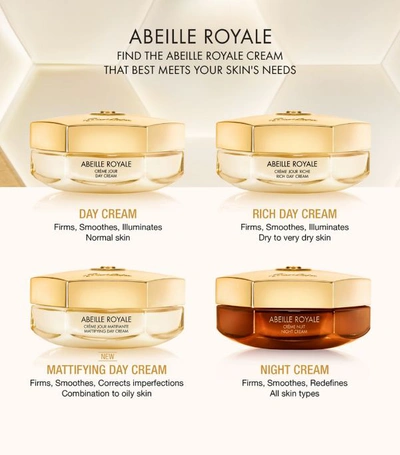 Shop Guerlain Abeille Royale Rich Day Cream (50ml) In White