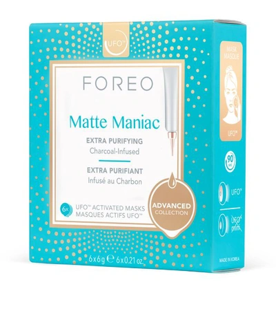 Shop Foreo Ufo-activated Advanced Collection Matte Maniac Face Mask (pack Of 6) In White