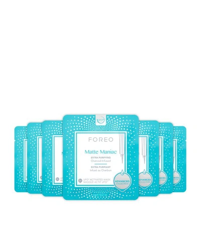 Shop Foreo Ufo-activated Advanced Collection Matte Maniac Face Mask (pack Of 6) In White