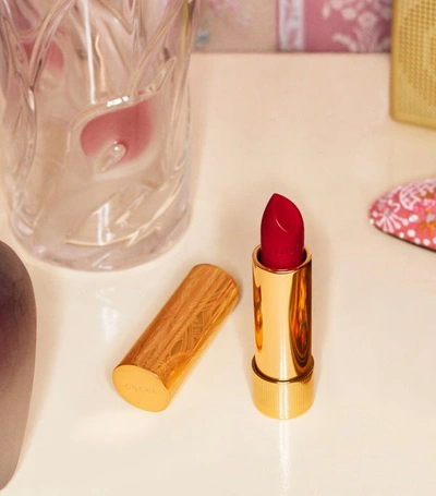 Shop Gucci Rouge À Lèvres Satin Lipstick With Intense Colour