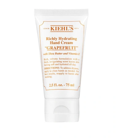 Shop Kiehl's Since 1851 Kiehl's Richly Hydrating Grapefruit Hand Cream In White