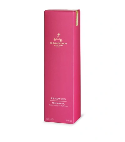 Shop Aromatherapy Associates Renewing Rose Body Oil (100ml) In White