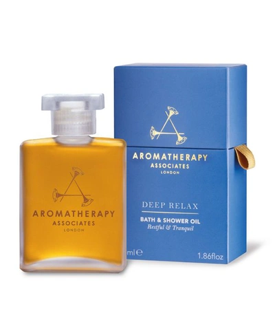 Shop Aromatherapy Associates Deep Relax Bath & Shower Oil (55ml) In White