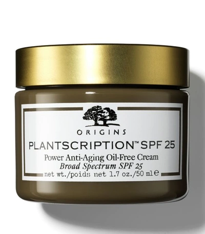 Shop Origins Plantscription Spf 25 Oil-free Cream (50ml) In White