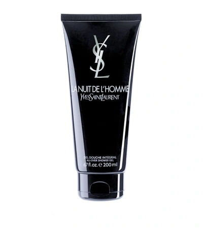 Shop Ysl La Nuit De L'homme Shower Gel (200ml) In White