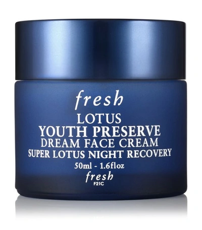 Shop Fresh Lotus Youth Preserve Dream Face Cream (50ml) In White