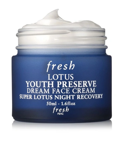 Shop Fresh Lotus Youth Preserve Dream Face Cream (50ml) In White