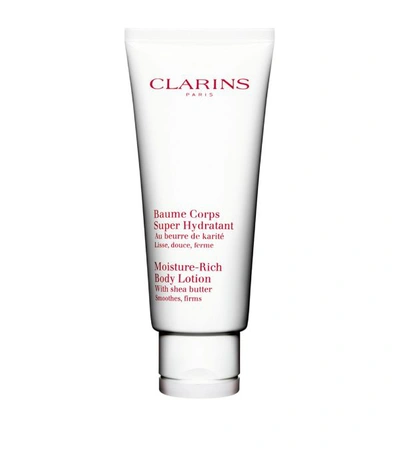 Shop Clarins Moisture-rich Body Lotion (200ml) In White