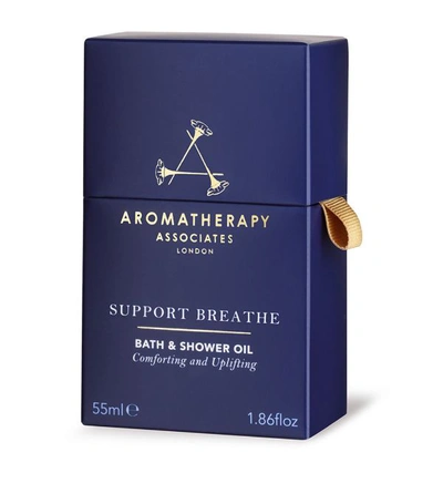 Shop Aromatherapy Associates Support Breathe Bath & Shower Oil (55ml) In White