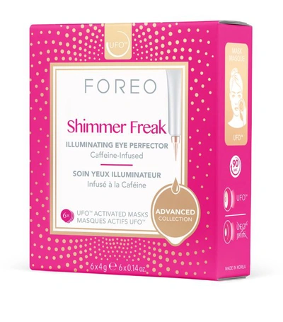 Shop Foreo Ufo-activated Advanced Collection Shimmer Freak Eye Mask (pack Of 6) In White