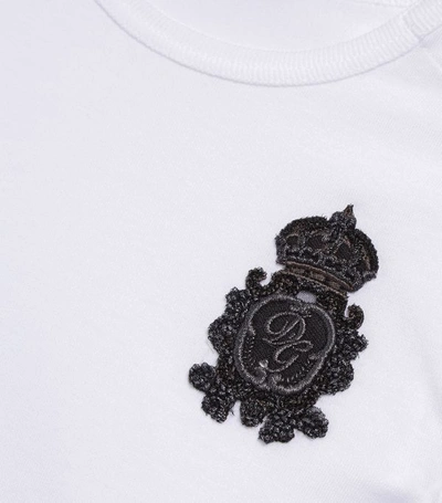 Shop Dolce & Gabbana Kids Crown Logo T-shirt (3-30 Months) In Multi