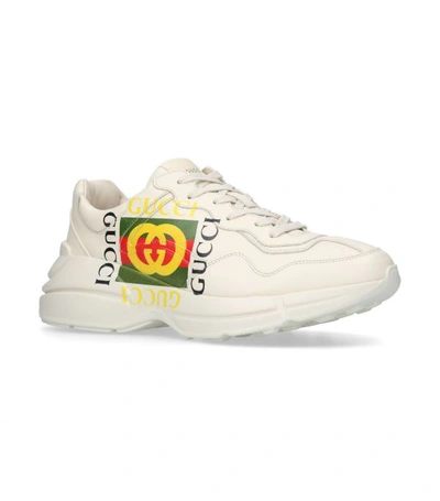 Shop Gucci Rhyton Logo Sneakers