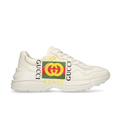 Shop Gucci Rhyton Logo Sneakers