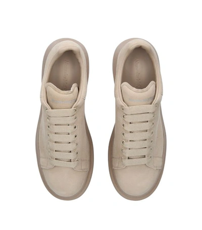 Shop Alexander Mcqueen Suede Show Sneakers