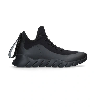 Fendi Vocab High top Trainers In Black ModeSens