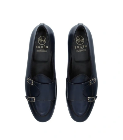 Shop Edhen Milano Leather Brera Loafers