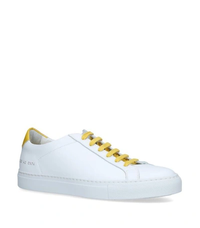 Shop Common Projects Leather Original Achilles Low-top Sneakers