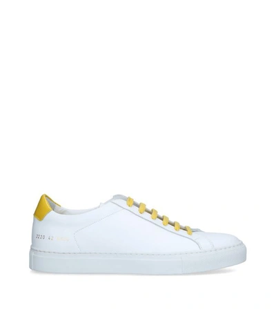 Shop Common Projects Leather Original Achilles Low-top Sneakers