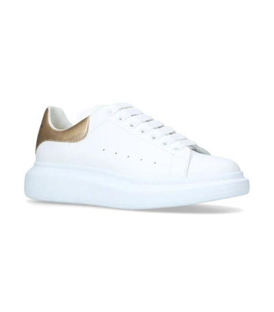 Shop Alexander Mcqueen Leather Show Sneakers