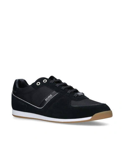 Shop Hugo Boss Boss Glaze Low-top Sneakers